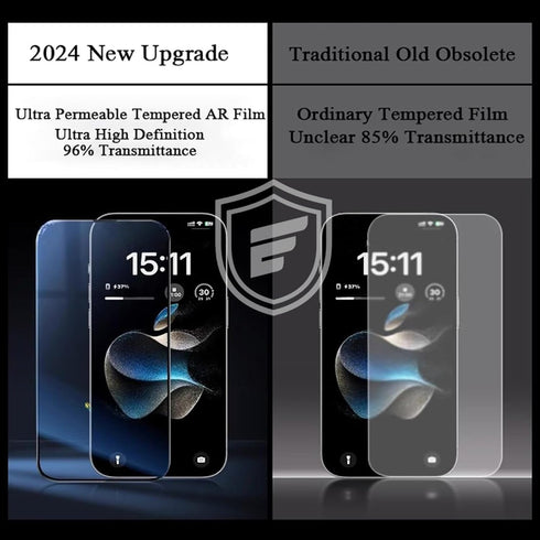 for iPhone 15 Pro Max Screen Protector Tempered Glass Screen Protector iPhone Glass Screen Protector 9h Hardness 2 Pieces Screen Protector...