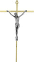 Two-Tone Metal Wall Crucifix with Gift Box, 10"...