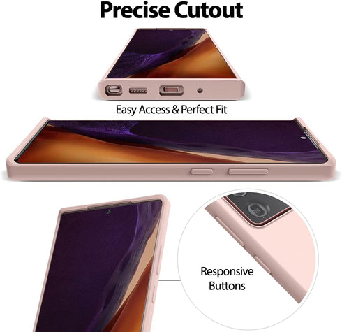 GOOSPERY Liquid Silicone Case for Galaxy Note 20 Ultra (6.9 inches - 2020) Silky-Soft Touch Full Body Protection Shockproof Cover Case with Soft M...
