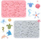 2 Pcs Silicone Fondant Mold Marine Theme Molds Seashell Starfish Soap Molds Cake Mold for Mermaid Theme Cake Decoration Baking Tools Party Decor...