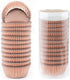 Gifbera Mini Rose Gold Foil Cupcake Liners Metallic Baking Cups, 300-Count...