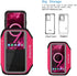 Galaxy S10+ S9+ S8+ Armband, JEMACHE Gym Running Workouts Arm Band for Samsung Galaxy S10 Plus/S9 Plus/S8 Plus with Key Holder (Rose)...
