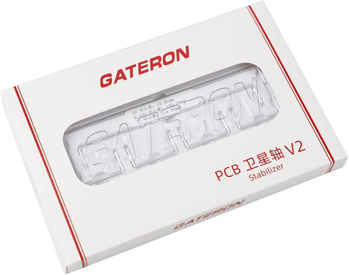 Gateron V2 Clear Stabilizers PCB Mount Screw in Stabilizer Customized Distance No Dropping Wire for Mx Mechanical Keyboard PCB (Gateron Stab V2 Cl...