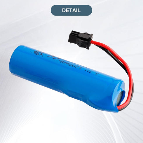 Battery 3.7V 1200mAh Li-ion Rechargeable Battery with USB Charger Cable SM-2P Plug for RC Car Drift Monster Truck Off-Road Vehicle Remote Control ...