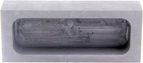 Graphite Ingot Mold, High Purity Refining Graphite, Melting Casting Mould for Gold Silver Aluminum Copper Brass Zinc Plumbum and Alloy Metals (4.9...
