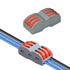 Quick Lever Wire Connectors: Compact Electrical Splicing Kit, 0.4-2.5 AWG Conductor for Secure Inline Circuits (PCT-223, 10)...