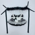 niannyyhouse Headdress Dress Apron 10cm 15cm 20cm Plush Doll Lace Maid Outfit Dress Up Accessories (Black-20cm)...