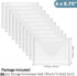 Briartw 30 PACK Storage Bag,Resealable Plastic Envelopes Pockets for Cutting Dies Stencil Crafts Organizer Holder,6x8.75"Clear Storage Envelopes f...