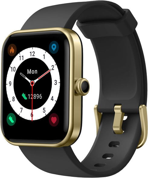 Fitness Tracker for Men Women with Aluminum Alloy Frame, Alexa Built-in 1.69'' DIY Dial with Blood Oxygen & Heart Rate Monitor, 14 Sport Modes Sma...