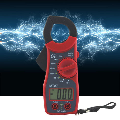 Digital Clamp Meter, DC Amp Meter Amp Clamp Voltage Meter Amps Meter Equipment Digital Test Tool Multitester Amplifier Measuring Resistance Use Th...