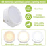 E26 Base Battery Operated Light Bulb, 2 Pack Battery Powered Light Bulbs, Battery Light Bulb, Light Bulbs, LED Puck Lights for Wall Sconce, Lamp...