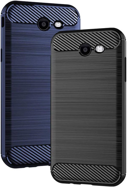 Asuwish Phone Case for Samsung Galaxy J7 Prime 2017 J 7 Skypro Sky Pro J7V V S727VL with Tempered Glass Screen Protector Cover and Cell Soft Silic...