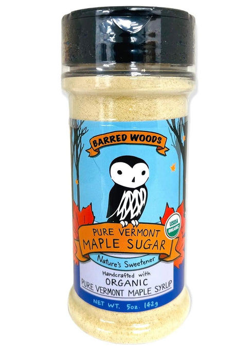 Organic Pure Vermont Maple Sugar - 5 oz Shaker Jar...