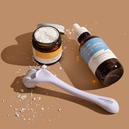 Cosmedica Skincare 100% L-Ascorbic Acid Powder- Vitamin C for Face, Custom Boost for Facial Serums, Hyaluronic Acid Serum, Moisturizer, Night Crea...