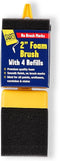 FoamPRO 72-4, 2" Foam Brush with 4 Refills - Premium Quality Paint Brush Set for All Paints, Urethanes, Varnishes, Stains - Effortless Application...