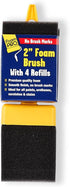 FoamPRO 72-4, 2" Foam Brush with 4 Refills - Premium Quality Paint Brush Set for All Paints, Urethanes, Varnishes, Stains - Effortless Application...