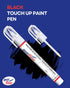 Black Touch Up Paint Pen for All Surfaces - Ideal for Doors, Windows, Metal, PVC, and Aluminum - UV Resistant, High Adhesion, and Durable...