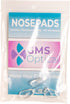 GMS Optical 11mm Short length/6mm Med wide- Silicone Tear drop screw in Eyeglass Repair Kit with Screws and driver, Eyeglass Nose Pads for small f...