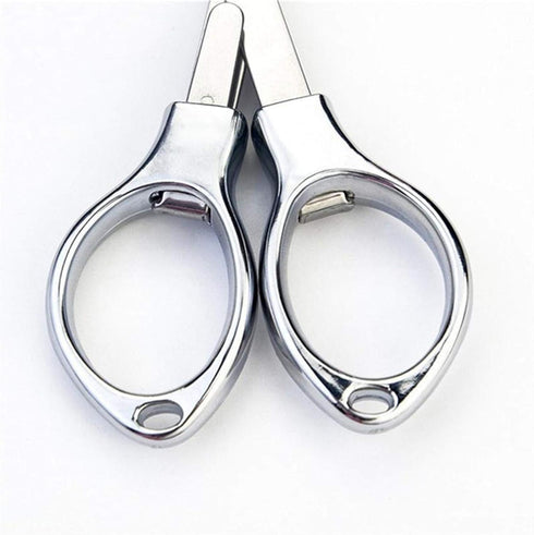 1PC Anti-Rust Folding Scissors, Stainless Steel Mini Shear, Safety Portable Pocket Size Travel Trip Scissors Craft Supplies Cutting Tools...