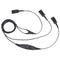 VoiceJoy Call Center Headset Quick Disconnect Cable Y Splitter Adapter Trainer Cable for Training Center Compatible with Plantronics QD headsets S...