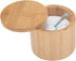 Bamboo Salt Cellar 6oz Salt & Spice Box With Swivel Cover (Style A)...