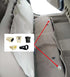 6 Set Rear Seat Clip?Cushion Clamp?Universal Automobile Rear Seat Fixing Buckle?Automobile Cushion Buckle?Suitable for Most Audi/Volkswagen/Buick/...