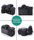 Digital Camera Case for Sony A7 IV,Anti-Scratch Soft Silicone Protective Camera Case Camera Skin Case Cover (Black)...