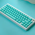 114 Keys PBT Doubleshot Keycaps Cherry Profile Mint Blue Keycap Set Fit for Cherry Mx Switches Alice Keyboard Mechanical Keyboards...
