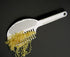Gadjit Pasta Strain & Serve Pot Strainer, Two-sided Kitchen Tool, One Side Strains Water out of Pasta, the Other Side Lifts and Serves Pasta | A M...