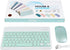 Bluetooth Keyboard and Mouse Combo Ultra-Slim Portable Rechargeable Compact Wireless Mouse Keyboard Set for Pad/iPad Pro/iPad Mini/iPad Air Mac OS...