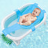 Baby Bath Seat Support Net Newborn Bath Cushion Pad Anti-Slip Infant Bathtub Sling Shower Mesh Mat Soft Bath Net Bath Pillow Adjustable Shower Pad...