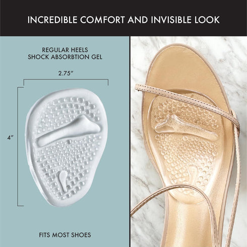 Ball of Foot Cushions High Heel Pain Relief | Metatarsal Pads Women | Heel Inserts for Women | Comfort One Size Fits All Shoe Inserts for Women (2...