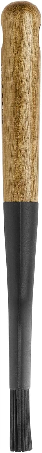 STAUB Pastry Brush, Perfect for Evenly Glazing Pastries and Basting Meats, Durable BPA-Free Matte Black Silicone, Acacia Wood Handles, Safe for No...
