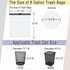8 Gallon Drawstring Trash Bag, Small Garbage Bags, 45 Count...