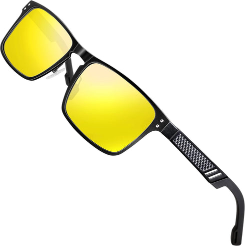 ATTCL Polarized UV Protection Fishing golf Driving Sunglasses for Men Al-Mg Metal Frame Ultra Light...
