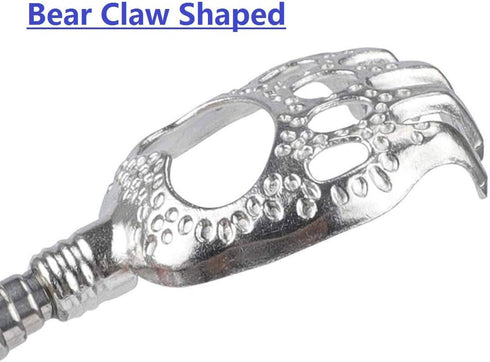 2PCS Back Scratchers, Bear Claw Shaped Scratcher Extendable Metal Retractable Telescopic Handle...