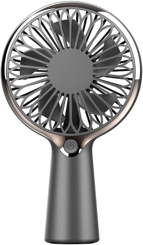 Holiday Mini Handheld Fan, USB Desk Fan Small Personal Portable Hand Fan Table Fan with Rechargeable Battery Operated Cooling Electric Fan 3-6H Wo...