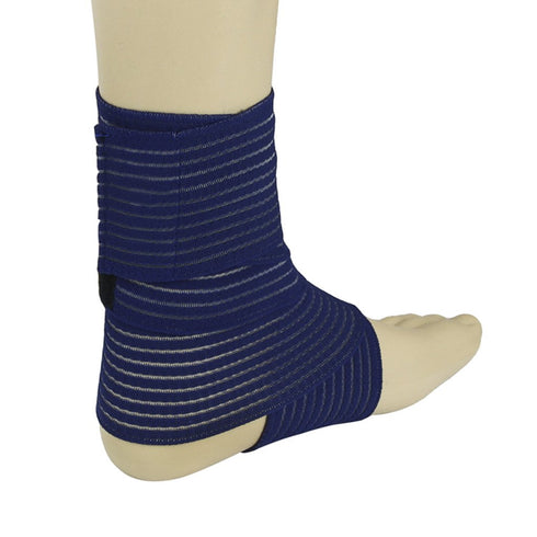 BXT Elastic Breathable Wrap Ankle Support Brace Compression Knee Elbow Wrist Ankle Hand Support Wrap Sports Bandage Strap with Hook & Loop Fastene...