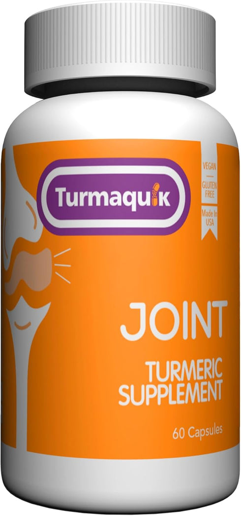 550mg Meriva Curcumin Turmeric Joint Supplement (60 Capsules) + 5 Boosters of BioPerine Black Pepper, Boswellia, Chamomile, Ginger, Calcium - High...
