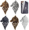 Wixine 5Pcs Vintage Gold Silver Brooches for Women Men Lapel Pin Wolf Collar Jewelry Fashion Brooch Pins...