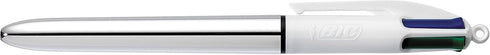 BIC 4 Colours Shine Retractable Ballpoint Pen Black/Blue/Red/Green (Pack of 12......