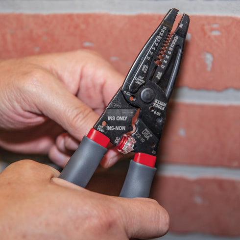 Klein Tools 1019 Klein Kurve Wire Stripper / Crimper / Cutter for B and IDC Connectors, Made in USA, Terminals, More...