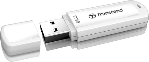 Transcend ?TS64GJF730 64GB JetFlash 730 USB3.1 Flash Drive, White...