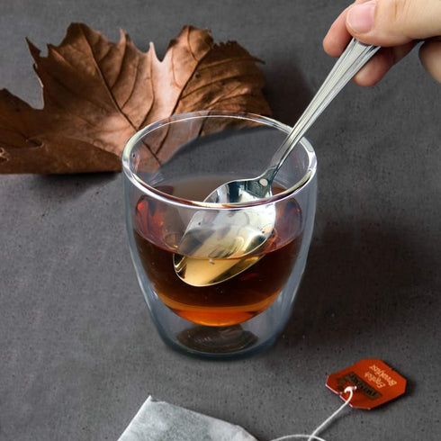 Teaspoons Set, Stainless Steel 18/0 Tea Spoon 12pcs, 6.29 Inches For Home, Kitchen Restaurant, Slilver...