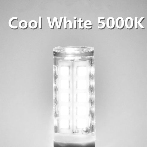 GOLSPARK 10 Pack G9 LED Bulbs 4W 5000k Daylight White, G9 40W Halogen Replacement Light Bulbs, AC120V G9 Bi-pin Base T4 LED Bulbs for Chandelier W...