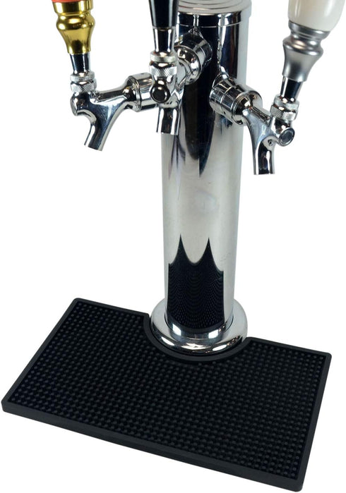 12x7 inches PVC Drip Tray for Home Brewing, Kegerator (Black)...