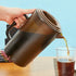 G.E.T. P-3064-1-A-EC BPA-Free Shatterproof Plastic Ice Tea Pitcher with Lid, 2 Quart (64 Ounce), Amber, 1 Pack...