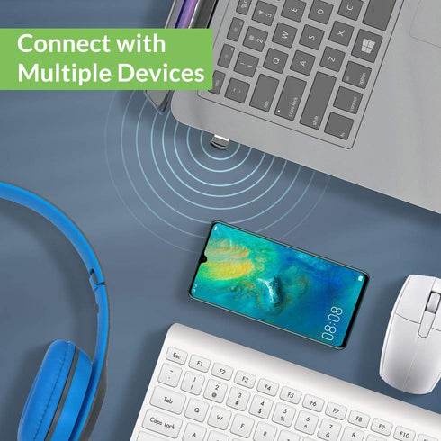 Avantree DG45 - USB Bluetooth 5.0 Adapter for PC, Bluetooth Dongle for Computer Desktop Laptop, Wireless Transfer for Bluetooth Headphones Speaker...