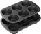 Tiawudi 2 Pack Nonstick Muffin Pan, Carbon Steel Cupcake Pan, 6 Cup, Easy to Clean and Perfect for Making Muffins or Cupcakes, Jumbo...