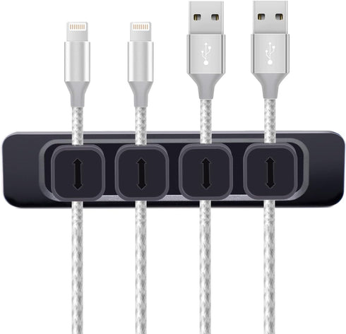DRM Cable Clips Organizer Magnetic Cable Management Clips Cord Organizer Self Adhesive Sticky for All Wires, Desk Wall Desktop Cord Office Home US...